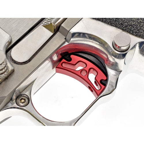 COWCOW Technology Aluminum Trigger T1 for Hi-capa / 1911 - Red