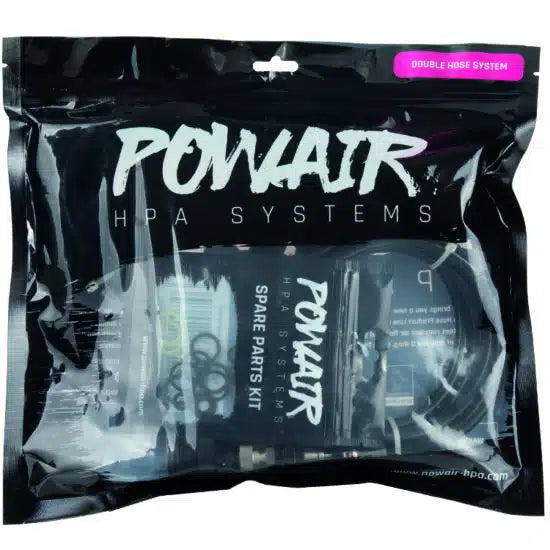 POWAIR DOUBLE HOSE PAINTBALL REMOTE SYSTEM MIT ON/OFF (SCHWARZ) US