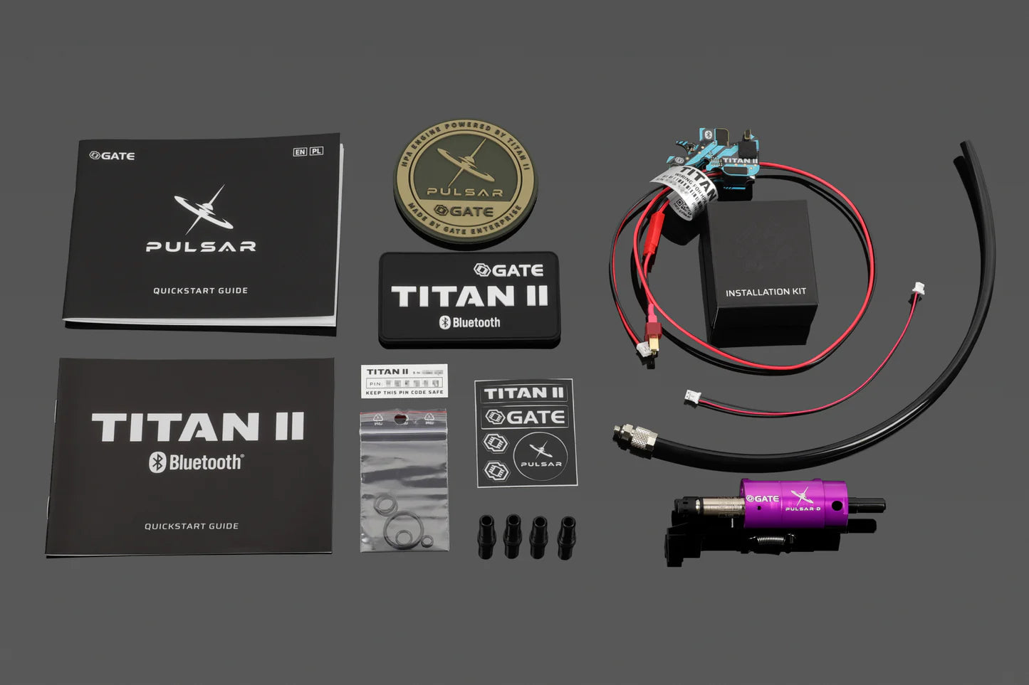 PULSAR D Dual Solenoid HPA Engine set with TITAN II Bluetooth® EXPERT for V2 GB Rear DE Version