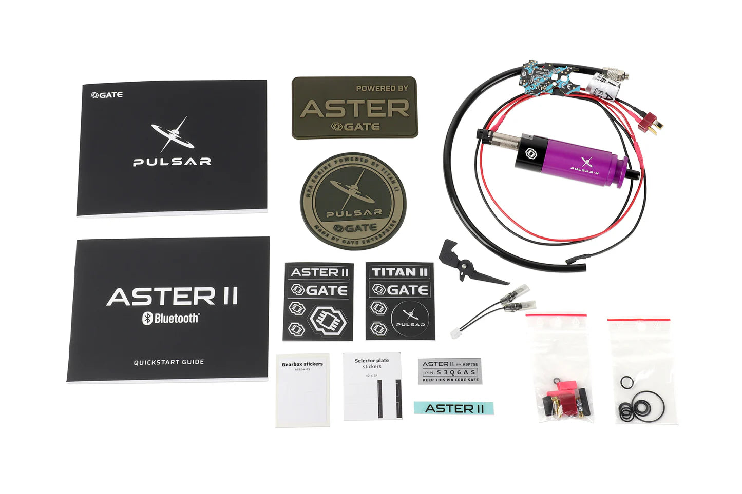 PULSAR H Hybrid Single Solenoid HPA Engine set with ASTER II Bluetooth® EXPERT for V2 GB FRONT 0,5 Joule