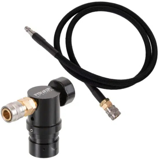 POWAIR PERFORMANCE LINE AIRSOFT HPA REGULATOR MIT V1 HPA SCHLAUCHSYSTEM (0-230 PSI)