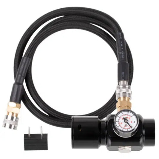 POWAIR V1 AIRSOFT HPA REGULATOR MIT SCHLAUCHSYSTEM (0-230 PSI)