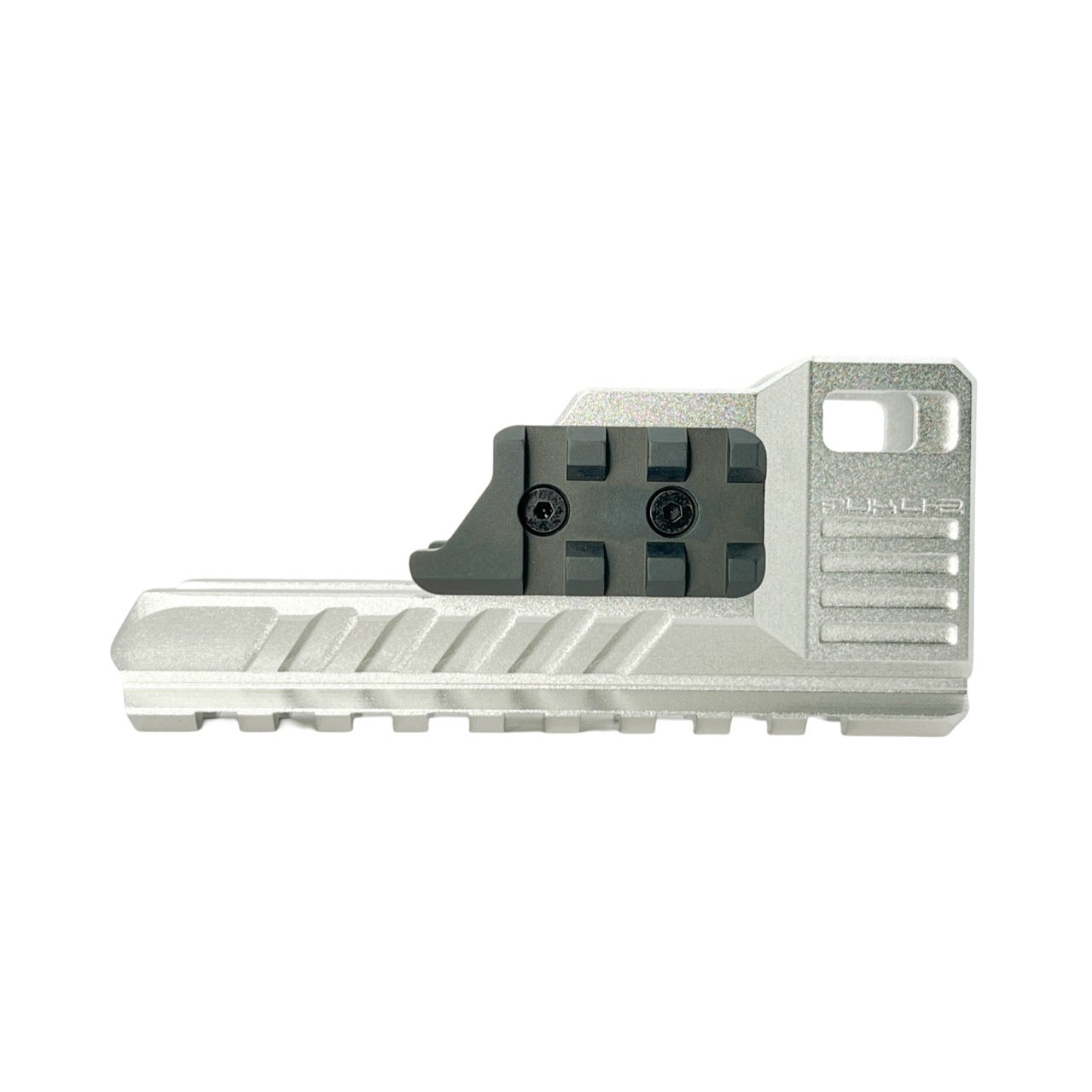 CTM Tactical Extended rail blast shield for AAP-01 - Silver