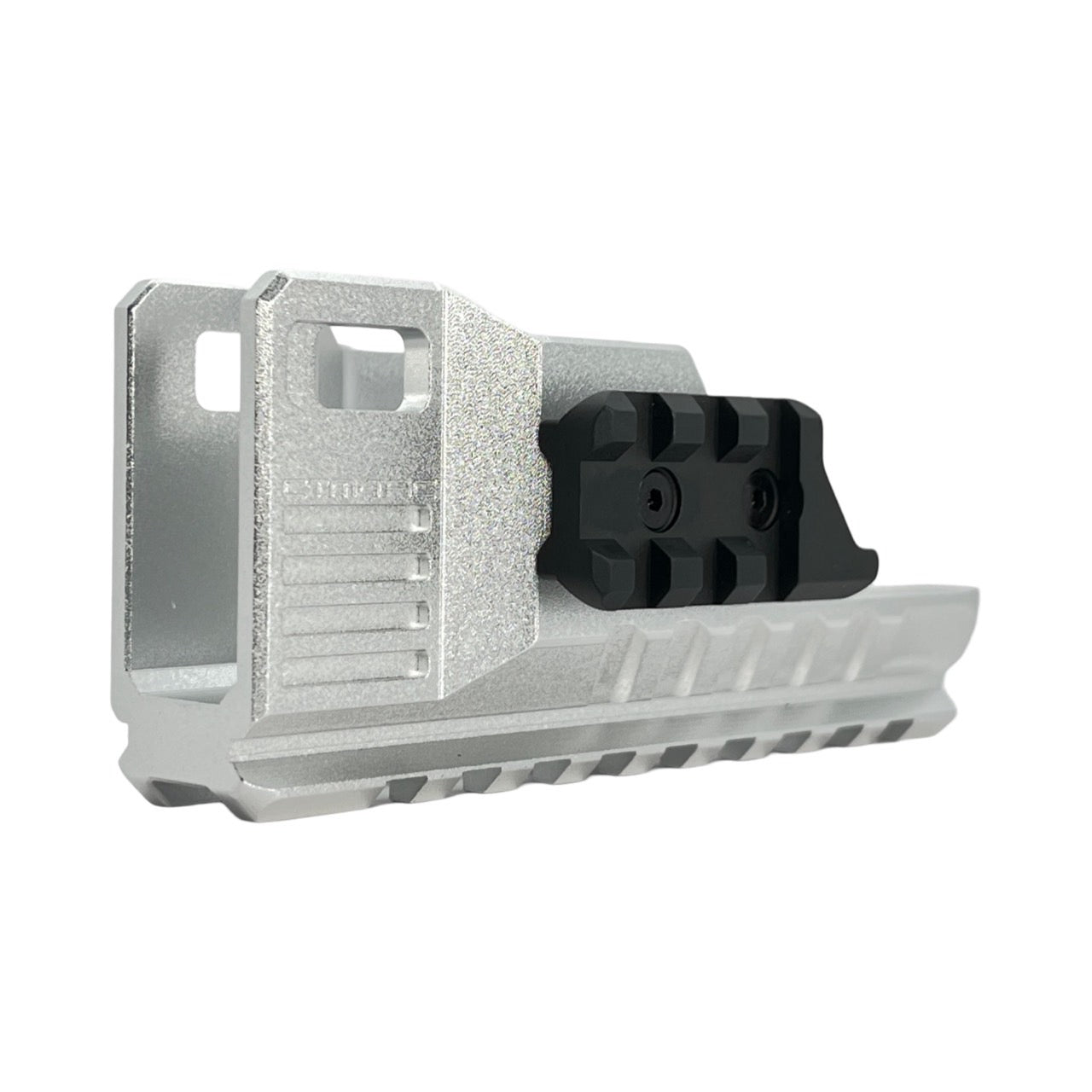 CTM Tactical Extended rail blast shield for AAP-01 - Silver