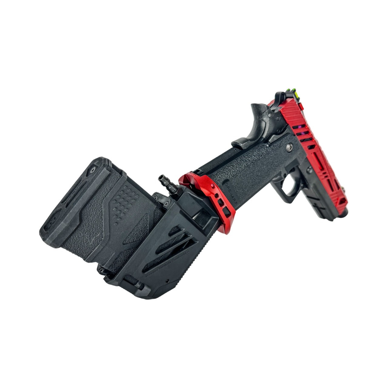 CTM Tactical Hi-Capa HPA M4 magazine adapter - Red / Black