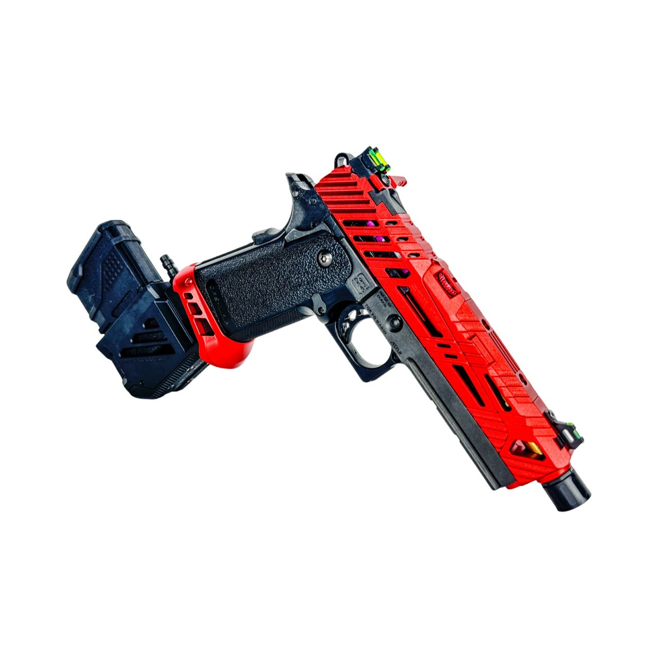 CTM Tactical Hi-Capa HPA M4 magazine adapter - Red / Black