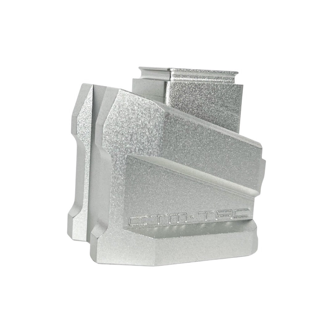 CTM tactical CNC Magazine Extension Plate for AAP-01 / We Glock - Silver