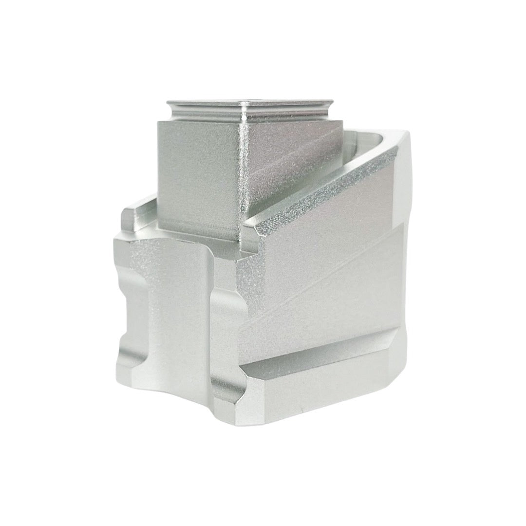 CTM tactical CNC Magazine Extension Plate for AAP-01 / We Glock - Silver