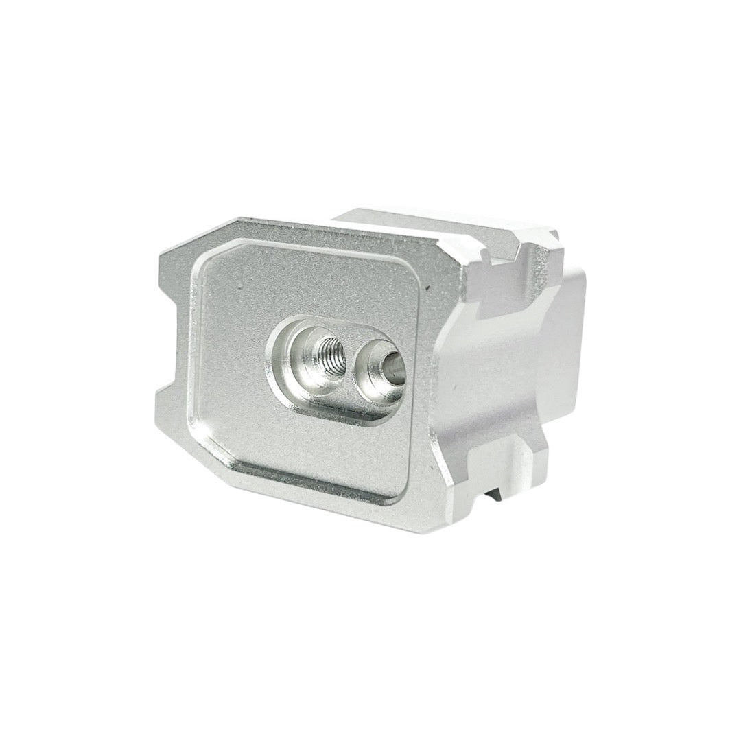 CTM tactical CNC Magazine Extension Plate for AAP-01 / We Glock - Silver