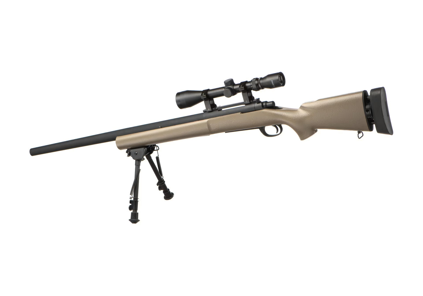 Snow Wolf M24 SWS Sniper Weapon System Set DESERT