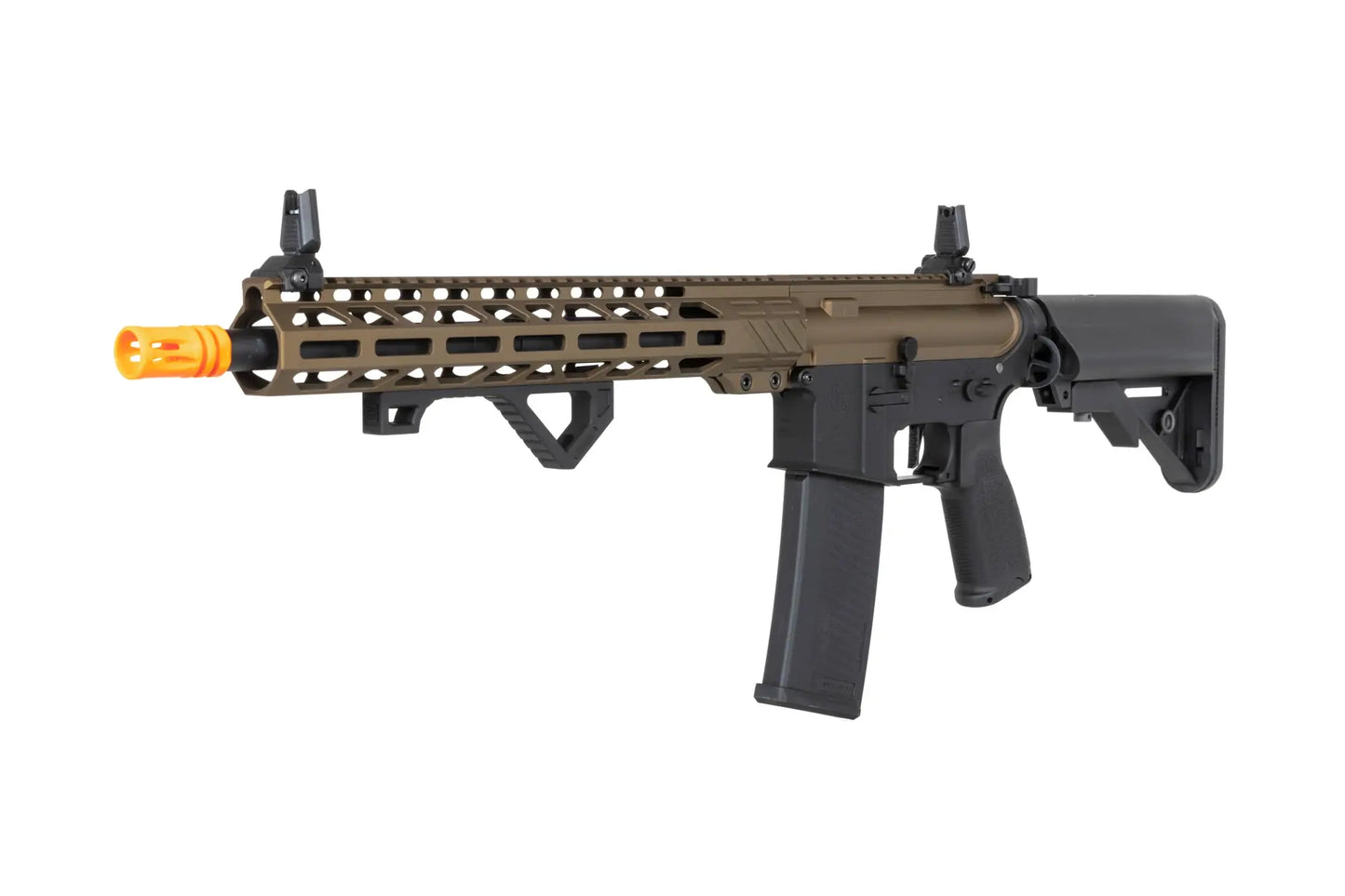 Specna Arms RRA SA-E24 HAL ETU™ Chaos Bronze airsoft carbine with orange discharge device 0,5 Joule