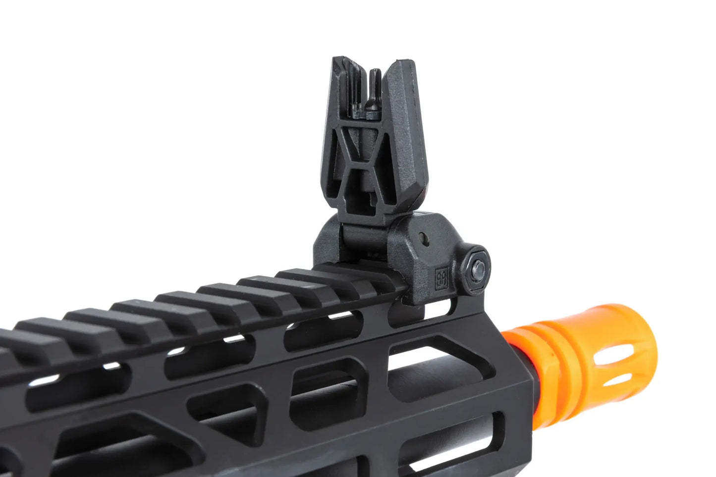 Specna Arms RRA SA-E24 HAL ETU™ airsoft Carbine Black with orange discharge device 0,5 Joule