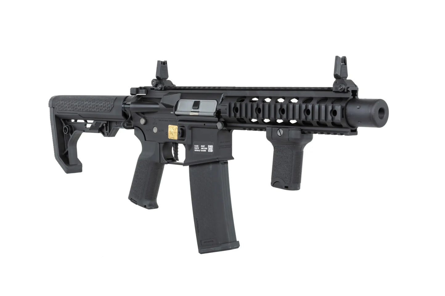 Specna Arms RRA SA-P05 PRIME™ HAL™ ETU Light Ops Stock airsoft Carbine High Torque Version Black 0,5 Joule