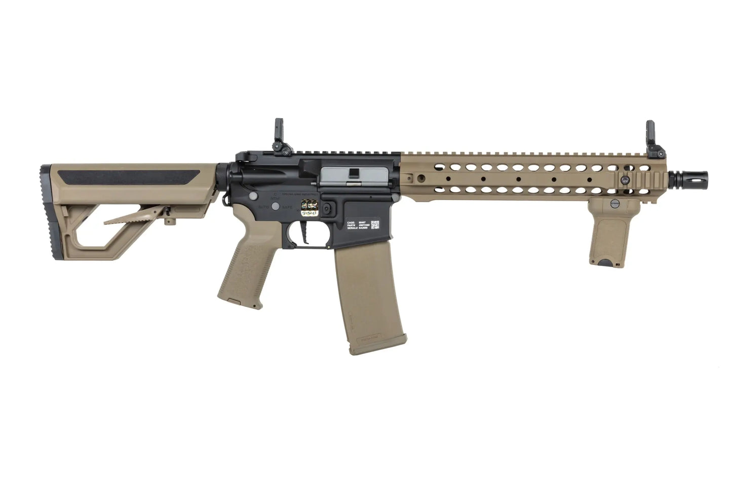 Specna Arms RRA SA-P06 Prime™ HAL™ ETU Heavy Ops Stock airsoft Carbine High Torque Half-Tan Version Joule