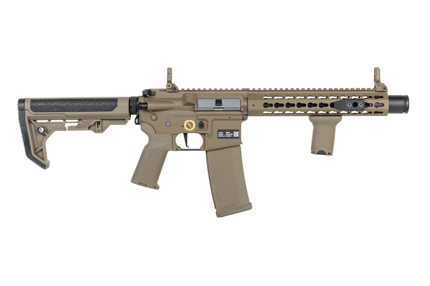 Specna Arms RRA SA-P07 PRIME™ HAL™ ETU Light Ops Stock airsoft Carbine High Torque Tan Version 0,5 Joule