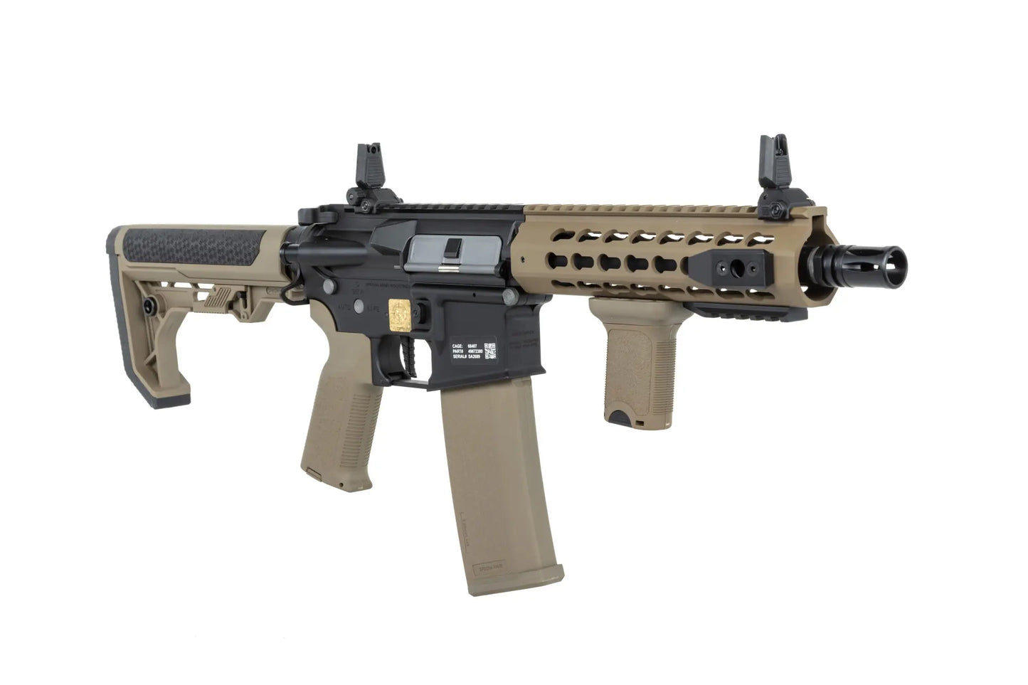 Specna Arms RRA SA-P08 PRIME™ HAL™ ETU Light Ops Stock airsoft Carbine High Torque Half-Tan Version 0,5 Joule