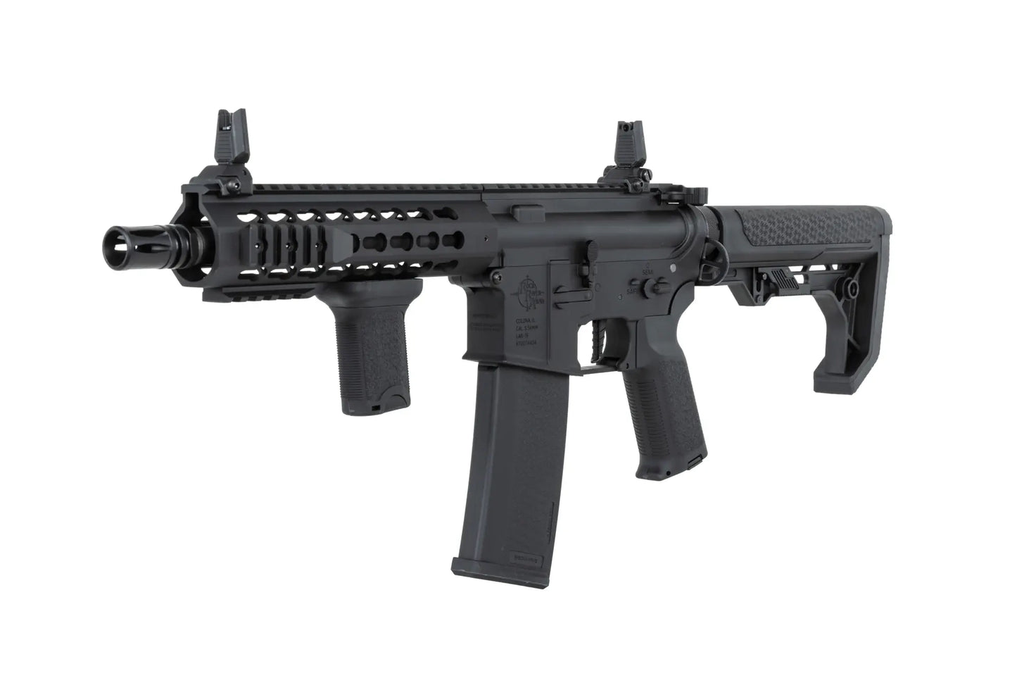 Specna Arms RRA SA-P08 PRIME™ HAL™ ETU Light Ops Stock airsoft Carbine High Torque Version Black 0,5 Joule