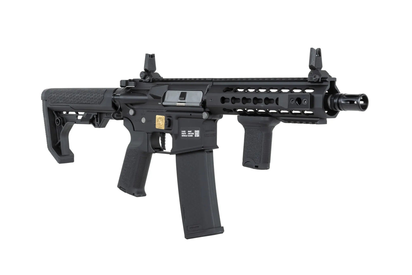 Specna Arms RRA SA-P08 PRIME™ HAL™ ETU Light Ops Stock airsoft Carbine High Torque Version Black 0,5 Joule