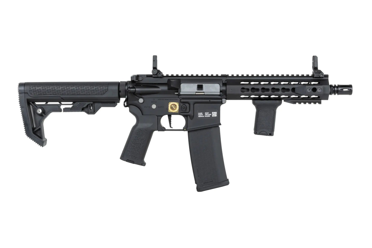 Specna Arms RRA SA-P08 PRIME™ HAL™ ETU Light Ops Stock airsoft Carbine High Torque Version Black 0,5 Joule