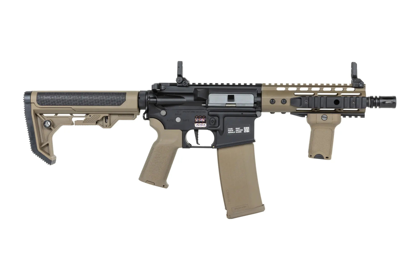 Specna Arms RRA SA-P12 PRIME™ HAL™ ETU Light Ops Stock airsoft Carbine High Torque Half-Tan Version 0,5 Joule