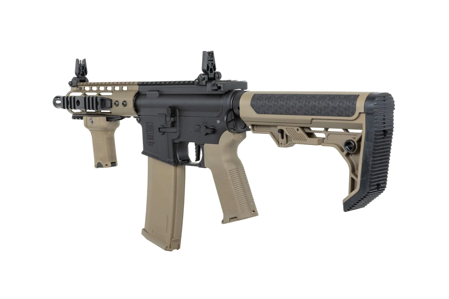 Specna Arms RRA SA-P12 PRIME™ HAL™ ETU Light Ops Stock airsoft Carbine High Torque Half-Tan Version 0,5 Joule
