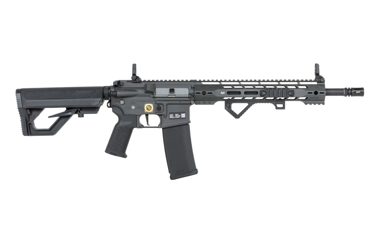 Specna Arms RRA SA-P14 Prime™ HAL™ ETU Heavy Ops Stock airsoft Carbine High Torque Chaos Grey Version 0,5 Joule