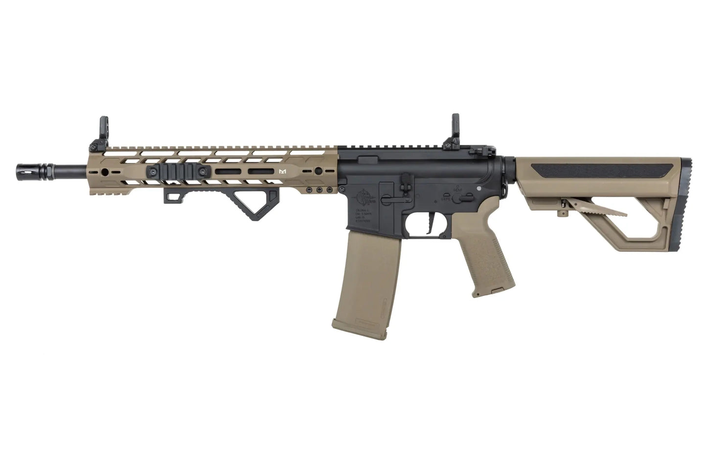 Specna Arms RRA SA-P14 Prime™ HAL™ ETU Heavy Ops Stock airsoft Carbine High Torque Half-Tan Version 0,5 Joule