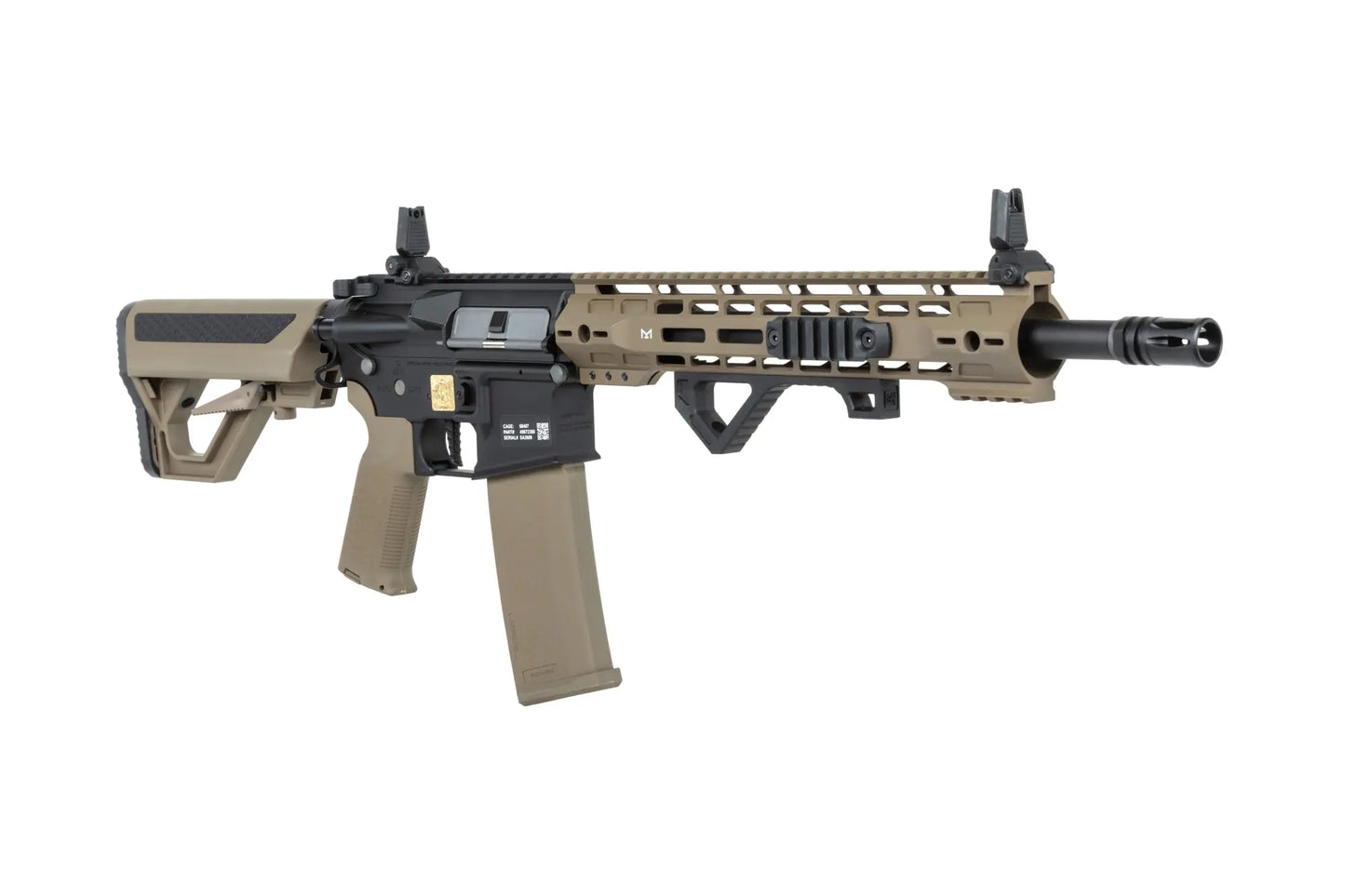 Specna Arms RRA SA-P14 Prime™ HAL™ ETU Heavy Ops Stock airsoft Carbine High Torque Half-Tan Version 0,5 Joule