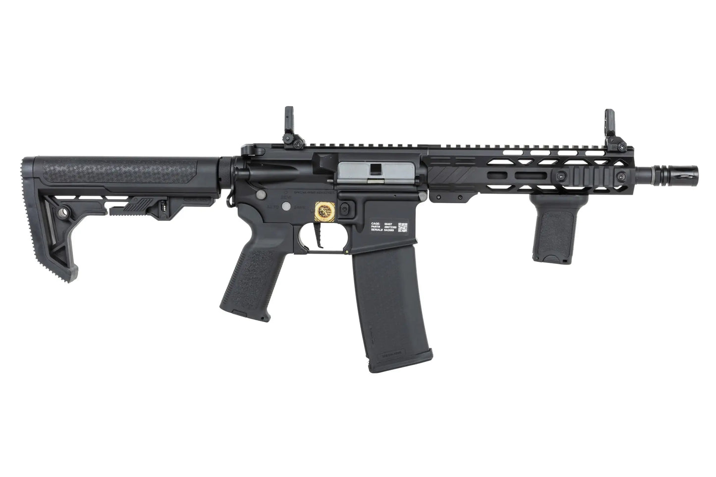 Specna Arms RRA SA-P25 PRIME™ HAL™ ETU Light Ops Stock airsoft Carbine High Torque Version Black 0,5 Joule