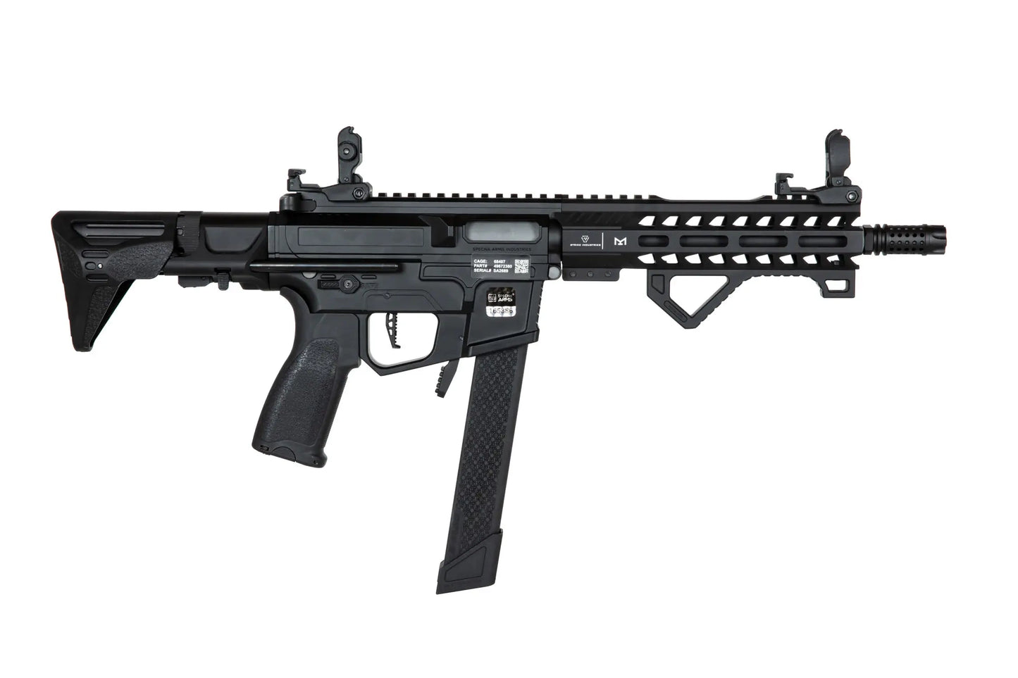 Specna Arms SA-X02 EDGE 2.0 GATE ASTER submachine airsoft gun - Black 0,5 Joule