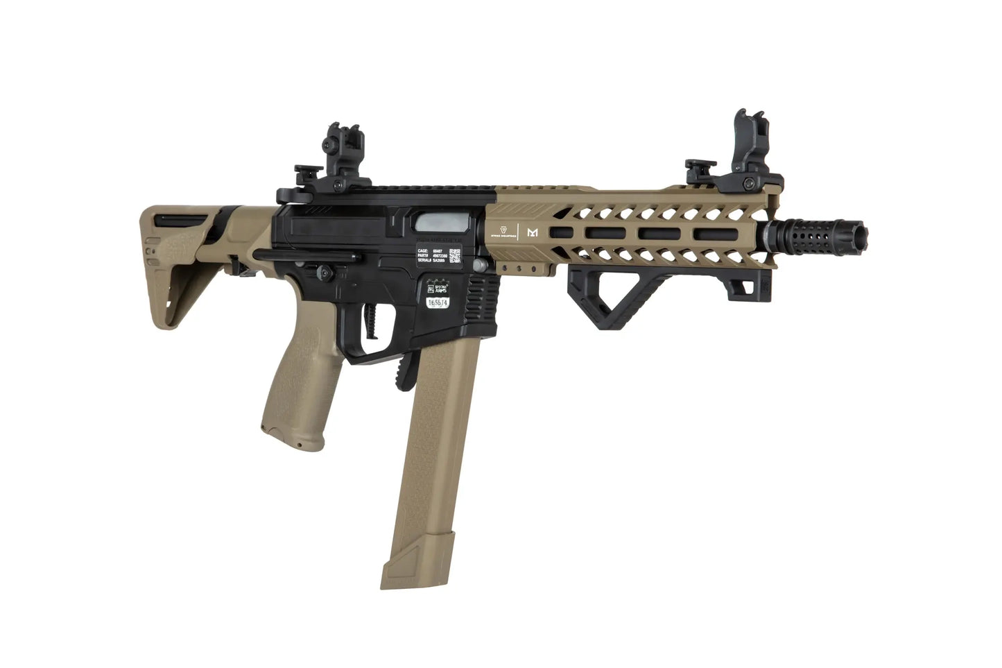 Specna Arms SA-X02 EDGE 2.0 GATE ASTER submachine airsoft gun - Half-tan 0,5 Joule