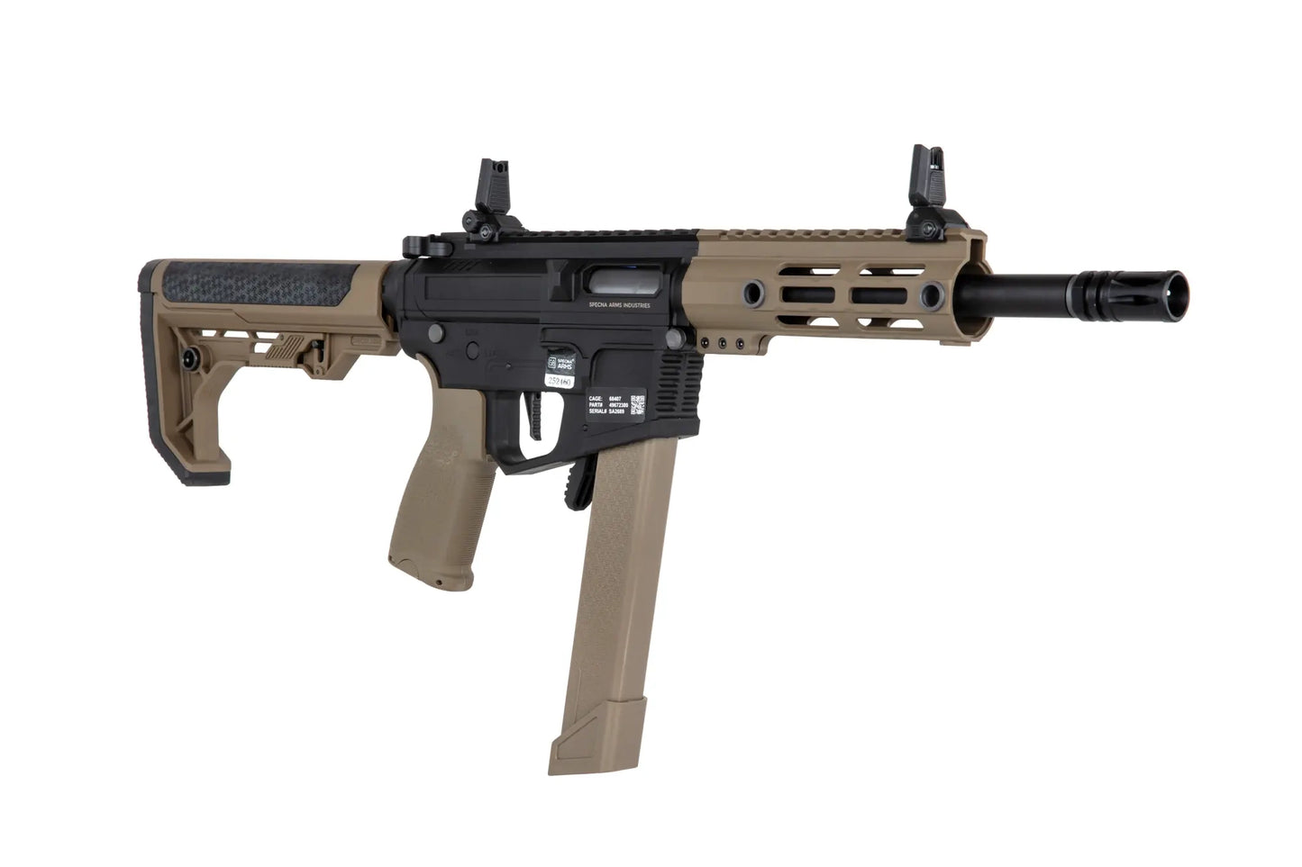 Specna Arms Specna Arms SA-FX01 FLEX™ HAL ETU™ Half-tan submachine airsoft gun - Half-tan 0,5 Joule