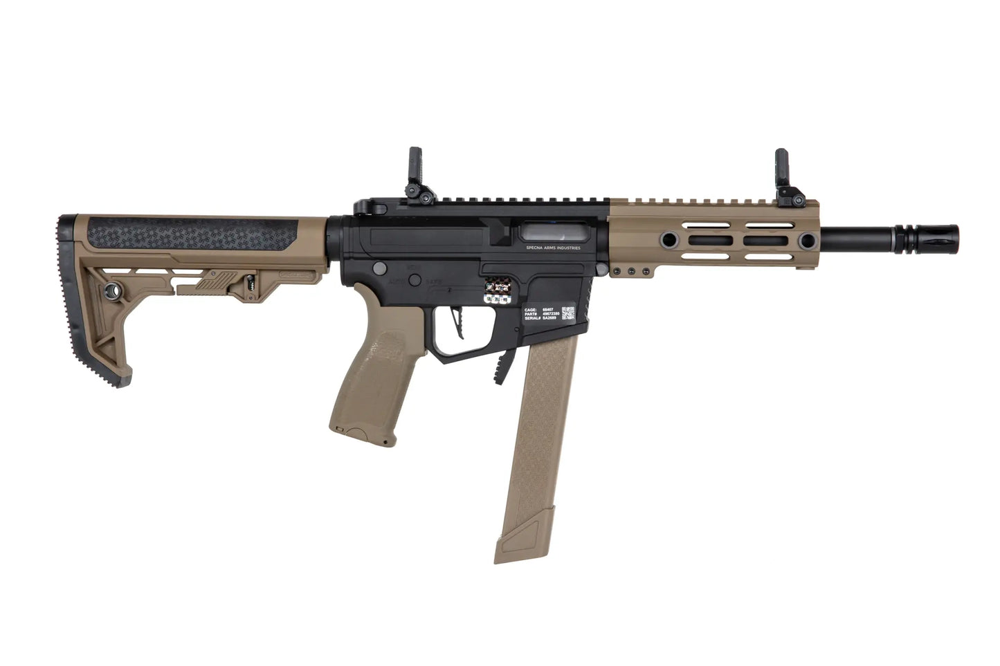 Specna Arms Specna Arms SA-FX01 FLEX™ HAL ETU™ Half-tan submachine airsoft gun - Half-tan 0,5 Joule