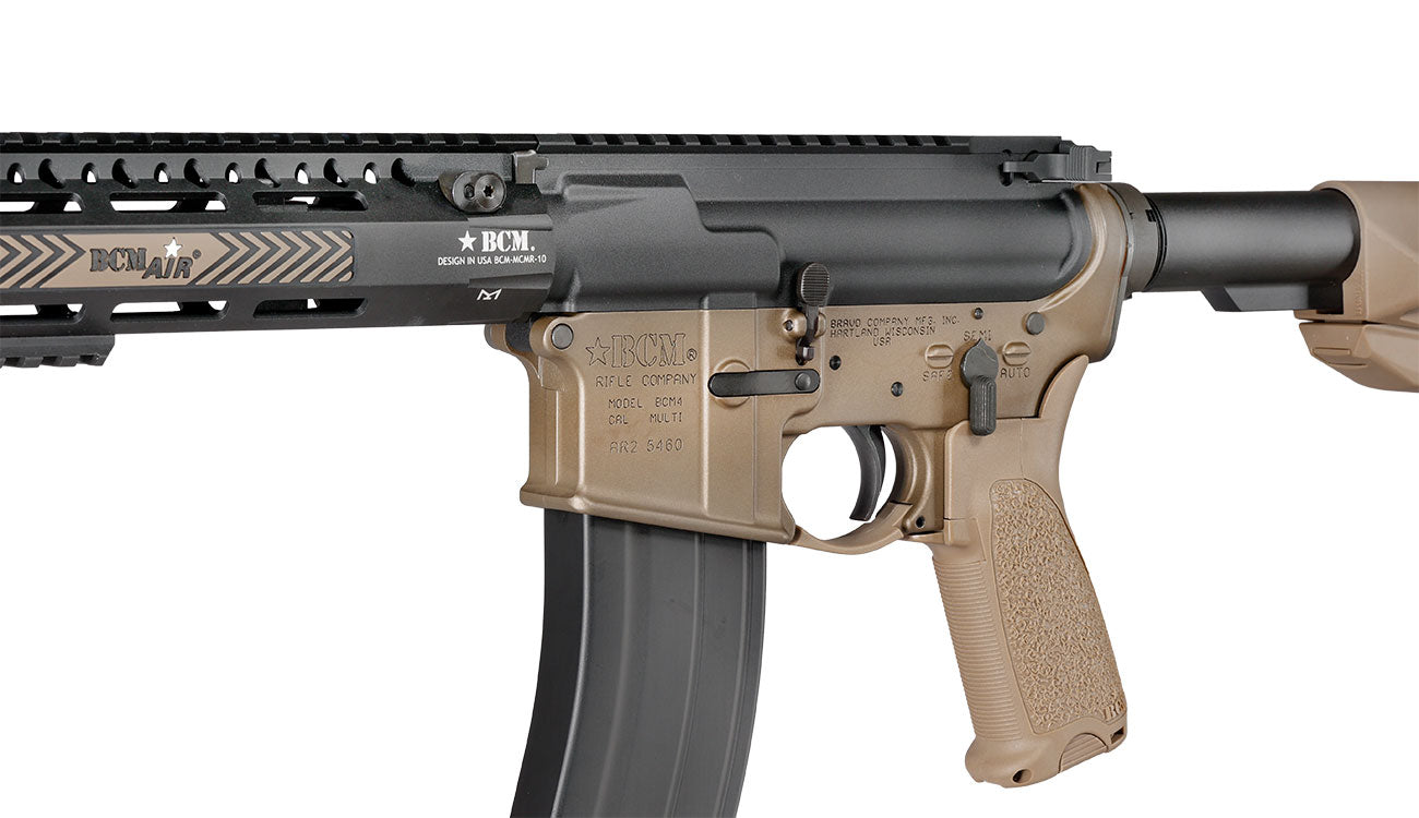 VFC BCM MCMR CQB 11.5 Zoll Vollmetall Gas-Blow-Back 6mm BB Two Tone