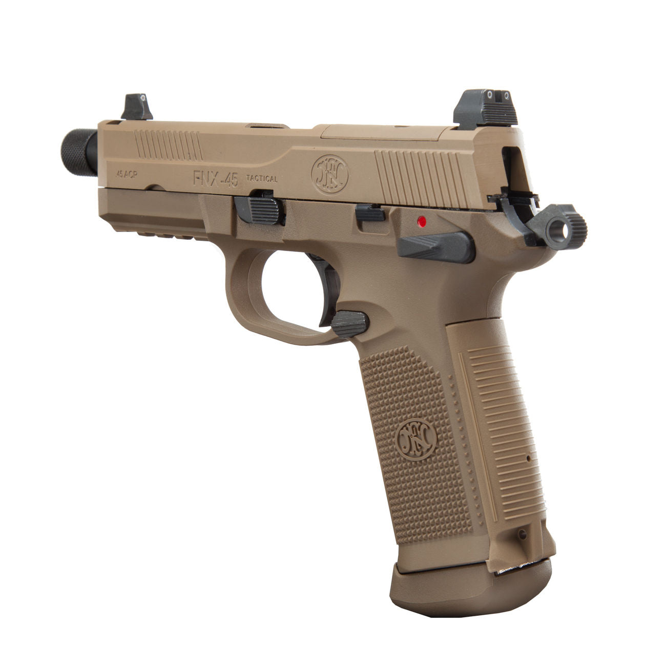 VFC FN Herstal FNX-45 Tactical mit Metallschlitten GBB 6mm BB Flat Dark Earth