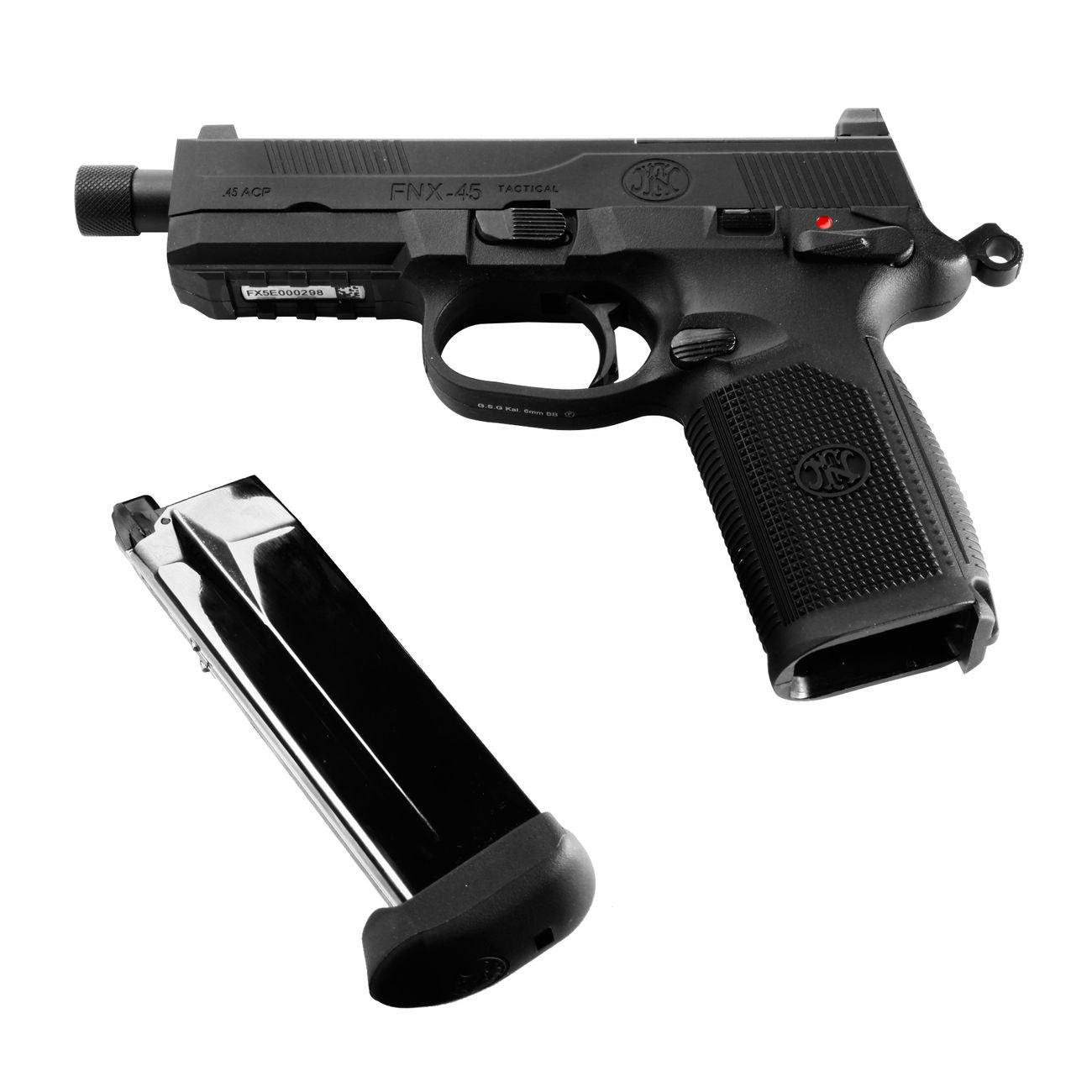 VFC FN Herstal FNX-45 Tactical mit Metallschlitten GBB 6mm BB Schwarz