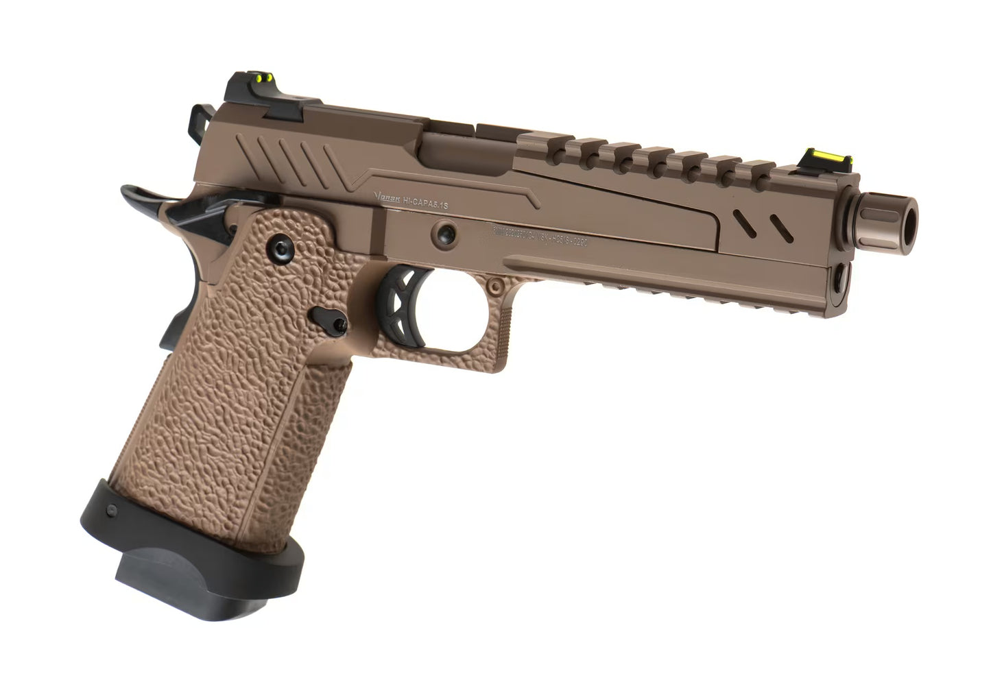 Vorsk Hi-Capa 5.1 Split Slide GBB TAN
