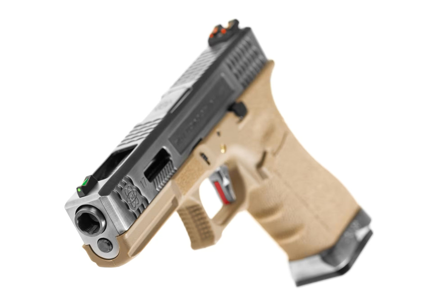 WE G-Force 17 SV Silver Barrel Metal Version GBB DESERT