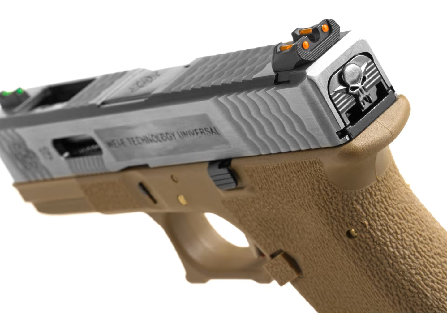WE G-Force 19 SV Silver Barrel Metal Version GBB DESERT