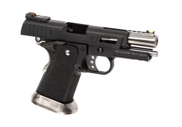 WE Hi-Capa 3.8 Force Full Metal GBB SCHWARZ