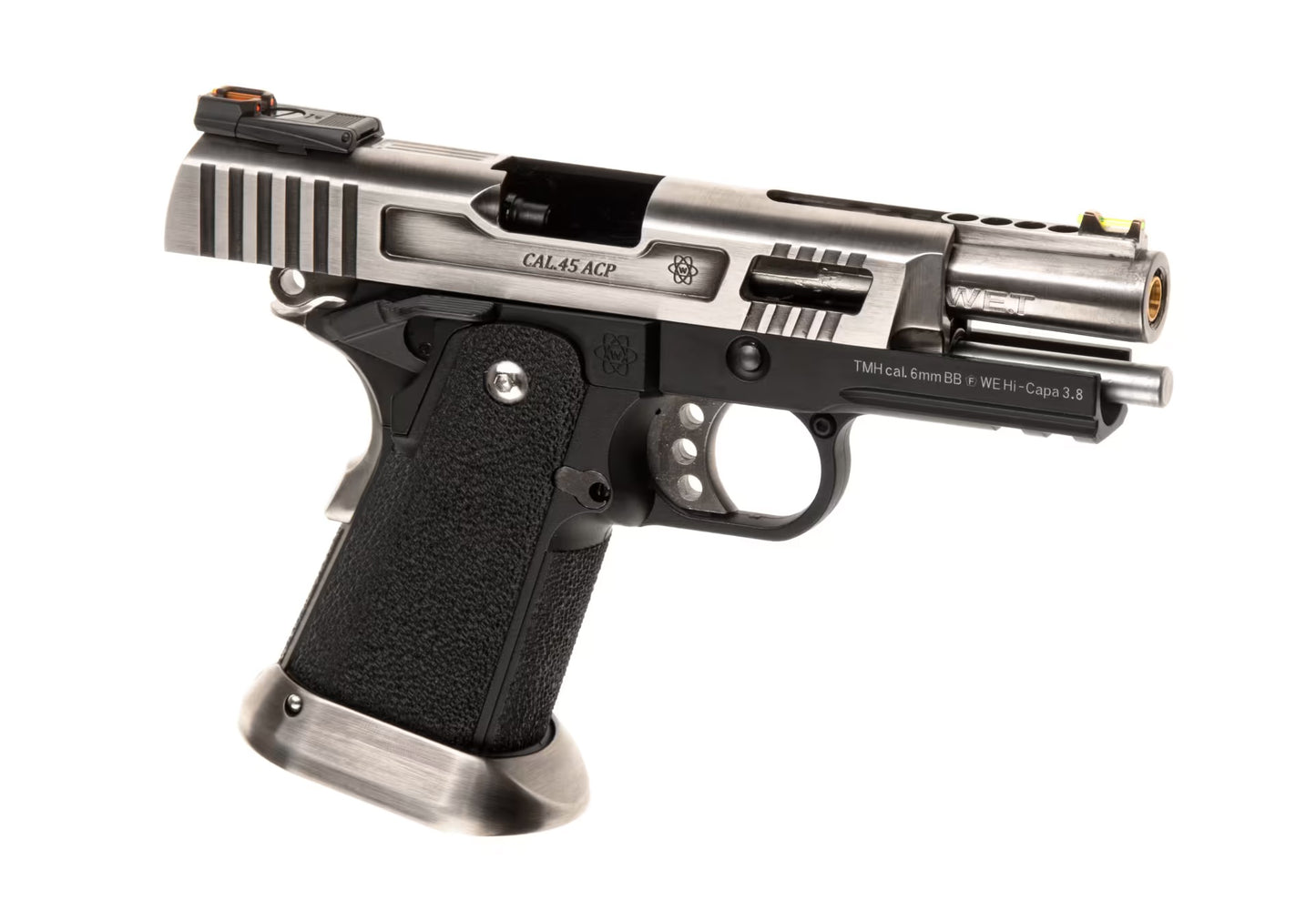 WE Hi-Capa 3.8 Force Full Metal GBB SILVER