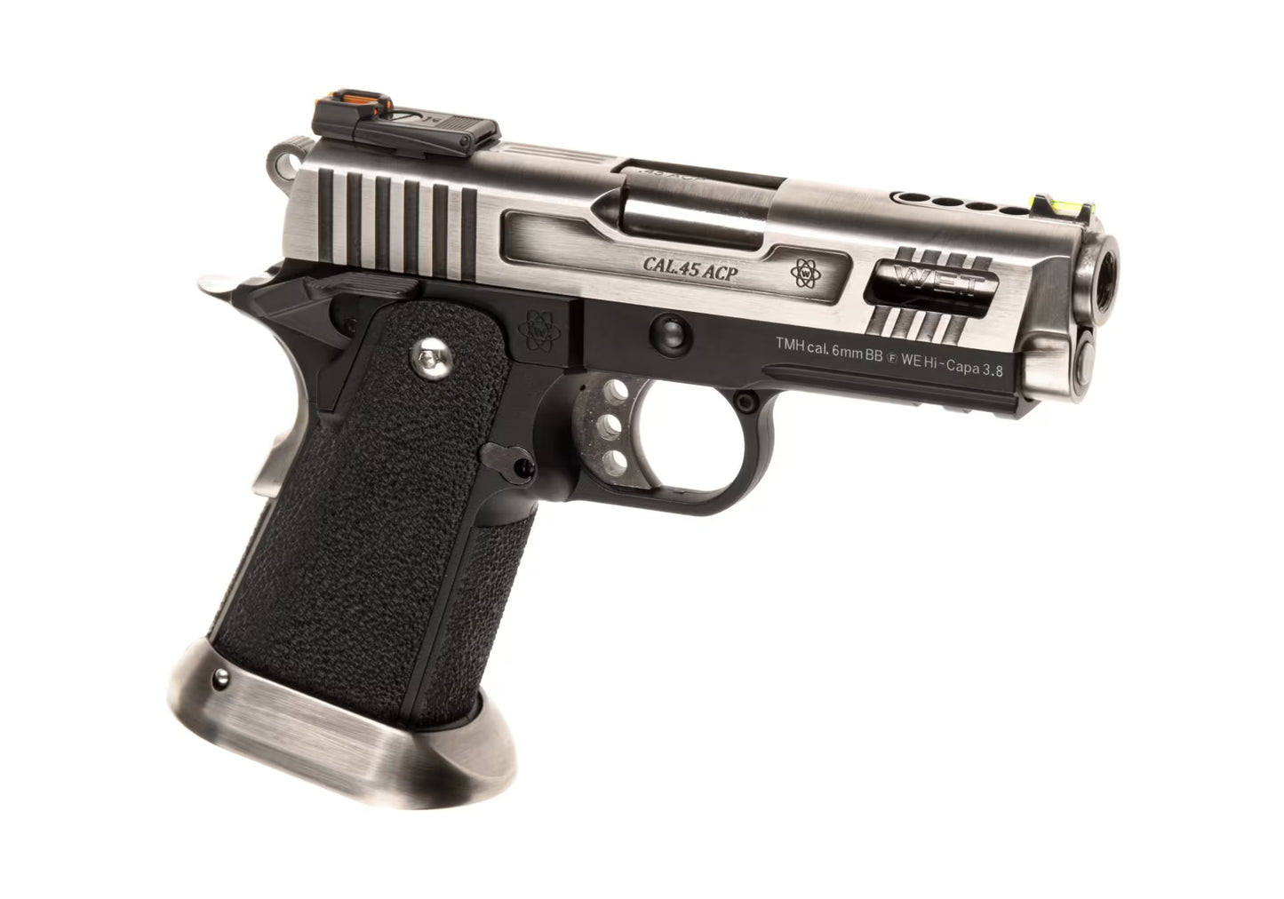 WE Hi-Capa 3.8 Force Full Metal GBB SILVER