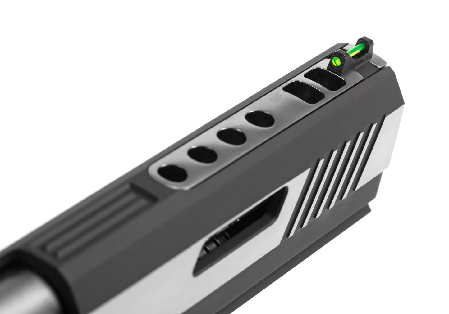 WE Hi-Capa 6 Force A Silver Barrel Full Metal GBB DUAL TONE