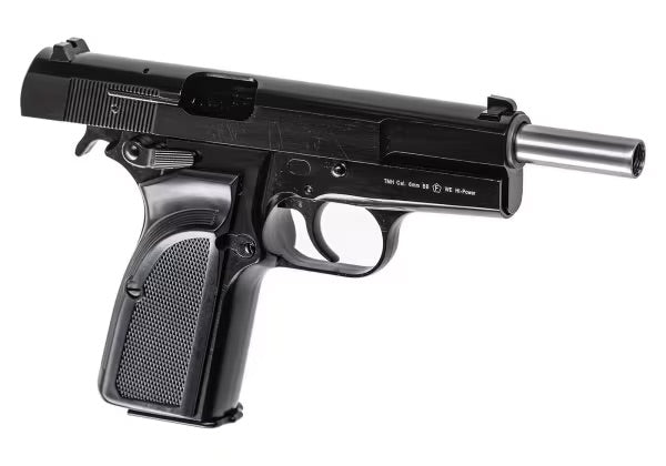 WE Hi-Power Mk3 Full Metal GBB SCHWARZ