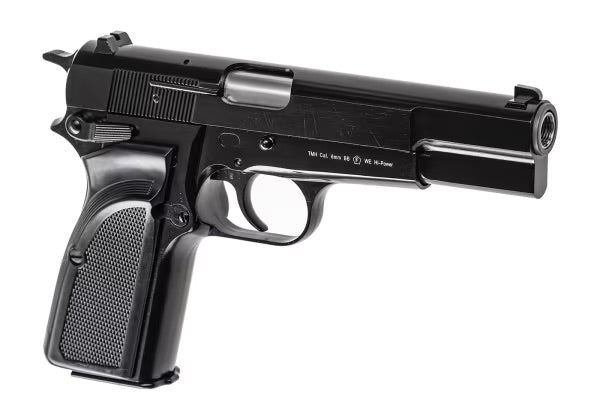 WE Hi-Power Mk3 Full Metal GBB SCHWARZ