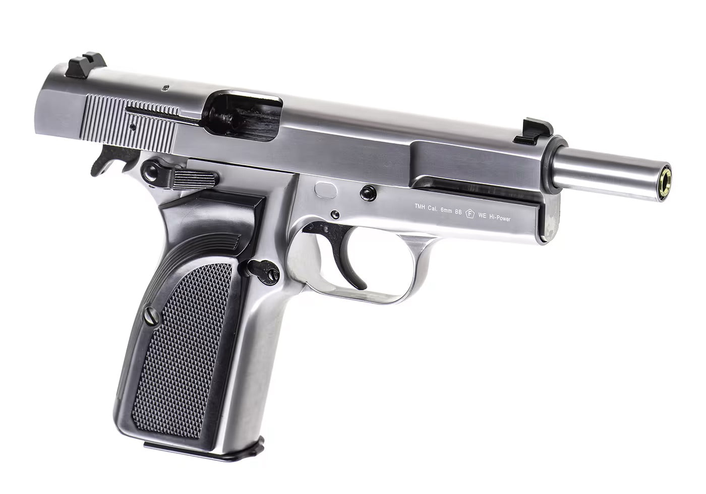 WE Hi-Power Mk3 Full Metal GBB SILVER