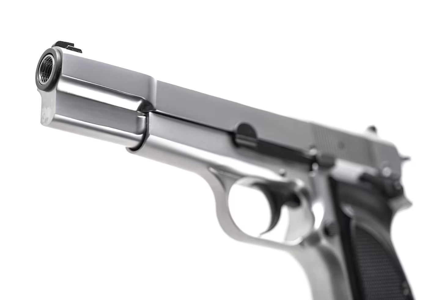 WE Hi-Power Mk3 Full Metal GBB SILVER