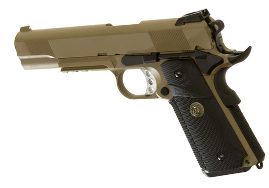 WE M1911 MEU Tactical Full Metal GBB DESERT
