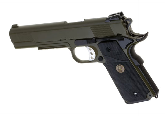 WE M1911 MEU Tactical Full Metal GBB OD
