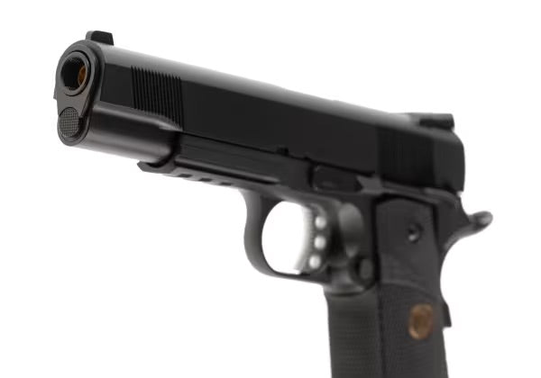 WE M1911 MEU Tactical Full Metal GBB Schwarz